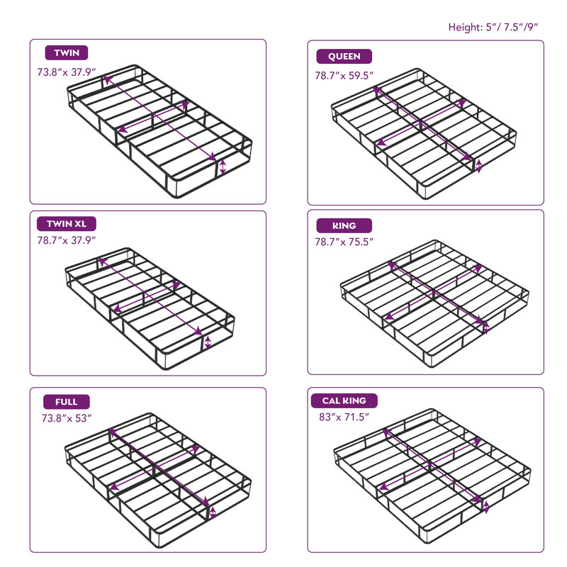 Queen size box spring best sale